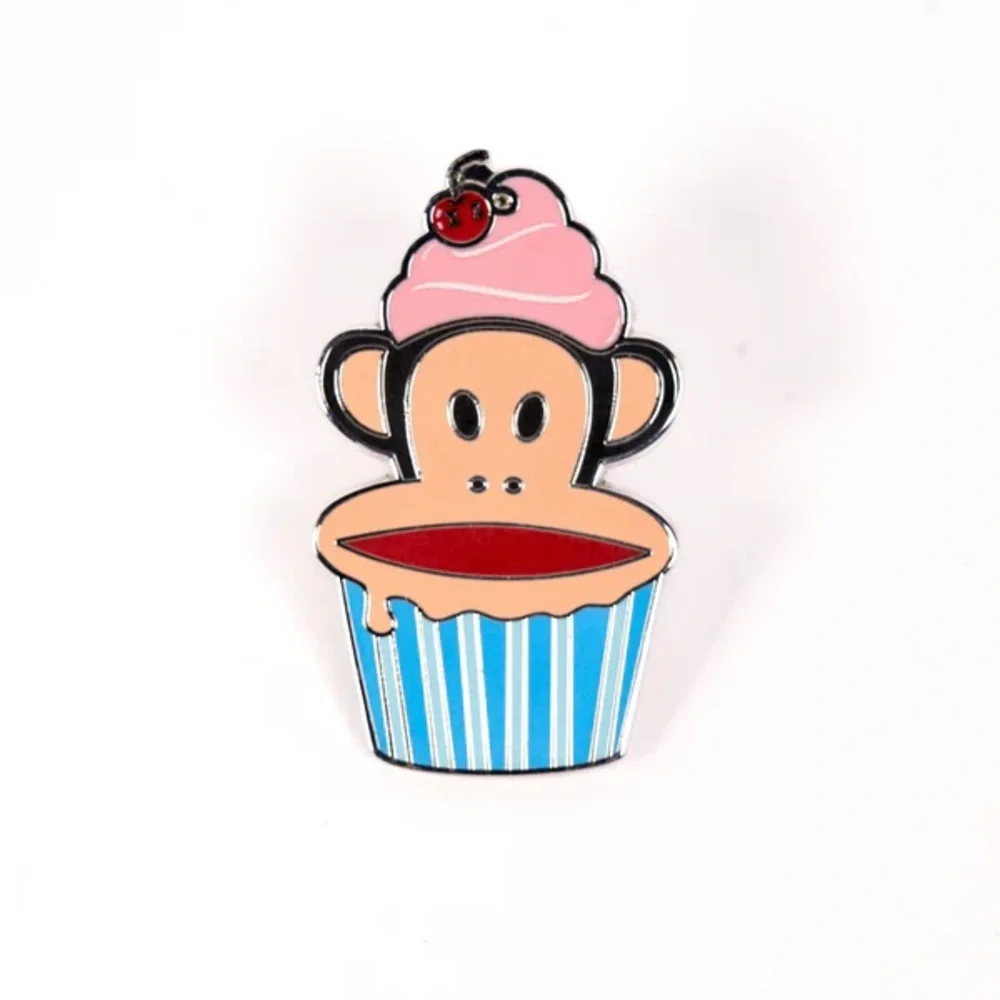 Cakeworthy x Paul Frank Julius Monkey Balloon Notebook Sticky Notes Birthday Pin